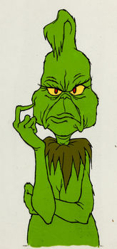 The Grinch Frowning