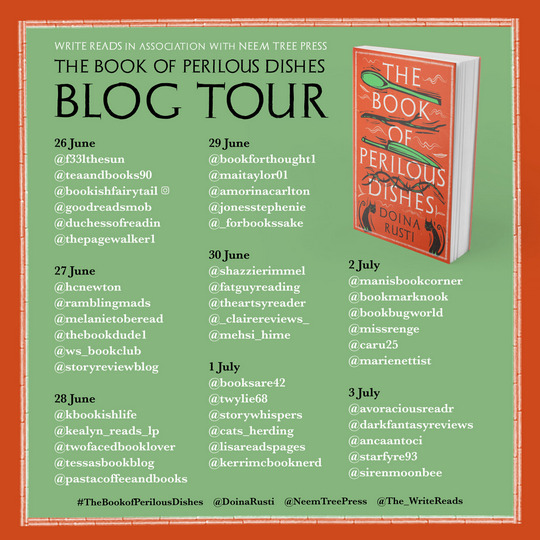 The Book of Perilous Dishes Tour Banner