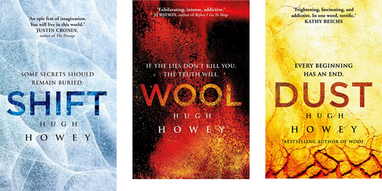 Covers for Silo series by Hugh Howey